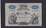 Deutsches Reich, Badische Bank, 100 Mark Mannheim, Badische Bank, BAD-5b, mit Druckfirma, -