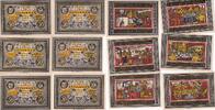 Weimarer Republik, Baden, Ettlingen, 6 X 50 Pfennig, 6 Notgeldscheine Ettlingen, -