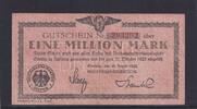 Deutsches Reich, Deutsche Reichsbahn, 1 Million Mark Reichsbahndirektion Stettin, -