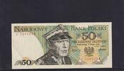Polen 50 Zloty 1 Buchstabe vor KN, U, -
