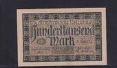 Deutsches Reich, Württemberg, 100000 Mark Württembergische Notenbank Stuttgart, -