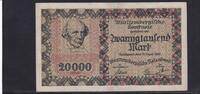 Deutsches Reich, Württemberg, 20000 Mark Württembergische Notenbank Stuttgart, -