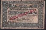 Deutsches Reich, Württemberg, 50 Milliarden Mark auf 100 Mark, Württembergische Notenbank Stuttgart, -