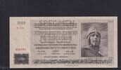 Deutsches Reich, Drittes Reich, 5000 Kronen Ro.568b, ZWK-23b, mit Perforation SPECIMEN, -