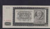 Deutsches Reich, Drittes Reich, 1000 Kronen Ro.566h,ZWK-21b, mit Perforation SPECIMEN, Serie: Gc, -
