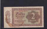 Deutschland, DDR, 2 Mark Ro.341e, DDR-3b, KN 7 stellig, Serie: AH, -