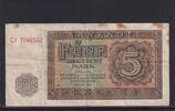 Deutschland, DDR, 5 Mark Ro.342d, DDR-4a, KN 7 stellig Serie: CJ, Platten Nr.323/160, -