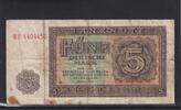 Deutschland, DDR, 5 Mark Ro.342d, DDR-4a, KN 7 stellig Serie: BH, Platten Nr.236/192, -