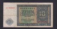 Deutschland, DDR, 10 Mark Ro.343d, DDR-5, KN 7 stellig Serie: AB, Platten Nr.172/108, -