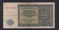 Deutschland, DDR, 10 Mark Ro.343d, DDR-5, KN 7 stellig Serie: RS, Platten Nr.82/149 -
