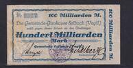 Weimarer Republik, Sachsen, 100 Milliarden Mark Erlbach, Gemeinde, -
