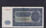 Deutschland, DDR, 100 Mark Ro.346F1, SBZ-17F1, Serie: C, Druckfehler am Rand 180, -