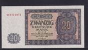 Deutschland, DDR, 20 Mark Ro.351a, DDR-13a, Serie: EI, -