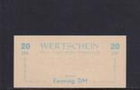 Deutschland, DDR, 20 DM Wertschein LPG-Geld, blanko, ohne Ort, -
