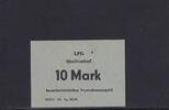 Deutschland, DDR, 10 Mark LPG-Geld, LPG Quellendorf, -