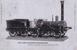 Ansichtskarte, 1907 Bayern, Lokomotive, beschrieben, Gebrauchsspuren,