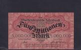 Württemberg, 5 Millionen Mark Württembergische Notenbank Stuttgart, -