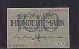 Baden, 100 Mark Mannheim, Badische Bank, -