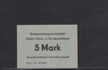 Deutschland, DDR, 5 Mark LPG-Geld, LPG Zabitz mit Stempel Rs. Großpaschleben,, -