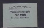 Deutschland, DDR, 500 MDN LPG-Geld, LPG Bad Frankenhausen-Seehausen, -