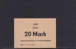 Deutschland, DDR, 20 Mark LPG-Geld, LPG Drosa, -