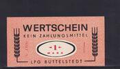 Deutschland, DDR, 1 Mark LPG-Geld, LPG Buttelstedt, -