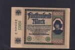 5000 Mark 1922 Deutsches Reich, Weimarer Republik, Ro.76, DEU-87, leicht gebraucht II-,