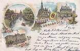 Niedersachsen Ansichtskarte, Litho, Osnabrück, -