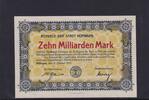 Baden, 10 Milliarden Mark Hüfingen, Stadt, Rs. bedruckt, KN fehlt, -