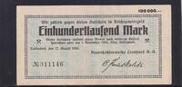 Thüringen 100000 Mark Zipsendorf, Meuselwitz, -