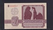 Deutsches Reich, Drittes Reich, 1 Reichsmark, Wertschein, Winter-Hilfswerk, ausgefüllt in Birkfeld, -