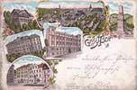 Böhmen Ansichtskarte, Litho, Asch, -