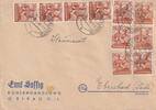 Sachsen, Sowjetische Besatzungszone, Brief Zehnfachfrankatur, Eibau, Leutersdorf, Ebersbach, -
