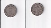 Deutsches Reich, Kaiserreich, 5 Pfennig großer Adler, -