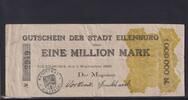 Weimarer Republik, Provinz Sachsen, 1 Million Mark Eilenburg, Magistrat, -