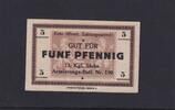 Sachsen 5 Pfennig 1.Wk, Kgl. Sächs. Armierungs-Batl. Nr.190, gebraucht I... 89,99 EUR  zzgl. 4,00 EUR Versand