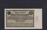 Deutsches Reich, Weimarer Republik, 1 Rentenmark Ro.154a, Deu-199a, Reichsdruck, KN 8 stellig, -