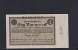 Deutsches Reich, Weimarer Republik, 1 Rentenmark Ro.154a, Deu-199a, Reichsdruck, KN 8 stellig, -