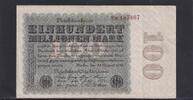 Weimarer Republik, Reichsbank, 100 Millionen Mark Ro.106e, Deu-120c, Wz. Kreuzblüten , KN und FZ: M braun, -