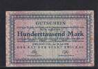 Weimarer Republik, Sachsen, 100000 Mark Zwickau, Stadt, -