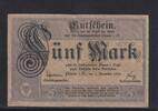Deutsches Reich, Sachsen, 5 Mark Plauen, Stadt, KN 6stellig, -