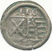 Sachsen, Kurfürstentum 1 Pfennig,einseitig, Mz. Halbmond Mst.Leipzig