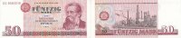Deutschland, DDR 50 Mark 1971 Ro.360a Typensatz leicht gebraucht II+ 4,99 EUR Differenzbesteuert nach §25a UStG zzgl. 2,00 EUR Versand