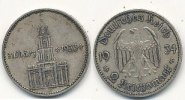 Deutsches Reich, Drittes Reich 2 Reichsmark J.355 Mz.A