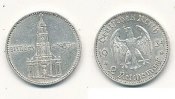 Deutsches Reich, Drittes Reich 2 Reichsmark J.355, Mz.F