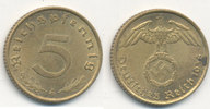 Deutsches Reich, Drittes Reich 5 Reichspfennig