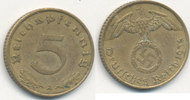 Deutsches Reich, Drittes Reich 5 Reichspfennig