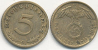 Deutsches Reich, Drittes Reich 5 Reichspfennig