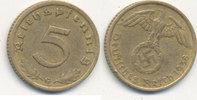 Deutsches Reich, Drittes Reich 5 Reichspfennig