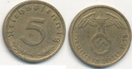 Deutsches Reich, Drittes Reich 5 Reichspfennig